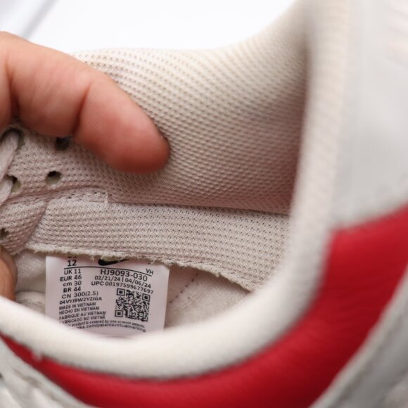 Nike Dunk Low Light Iron Ore Gym Red Men's Size 12 Sneakers 2024 HJ9093-030 - Picture 3 of 10